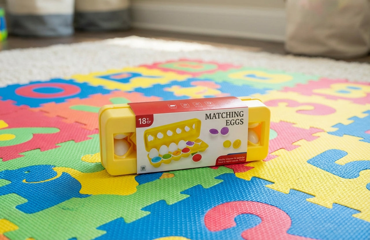 Matching Smart Eggs Toy – Educational Shape Sorting Learning Game for Kids