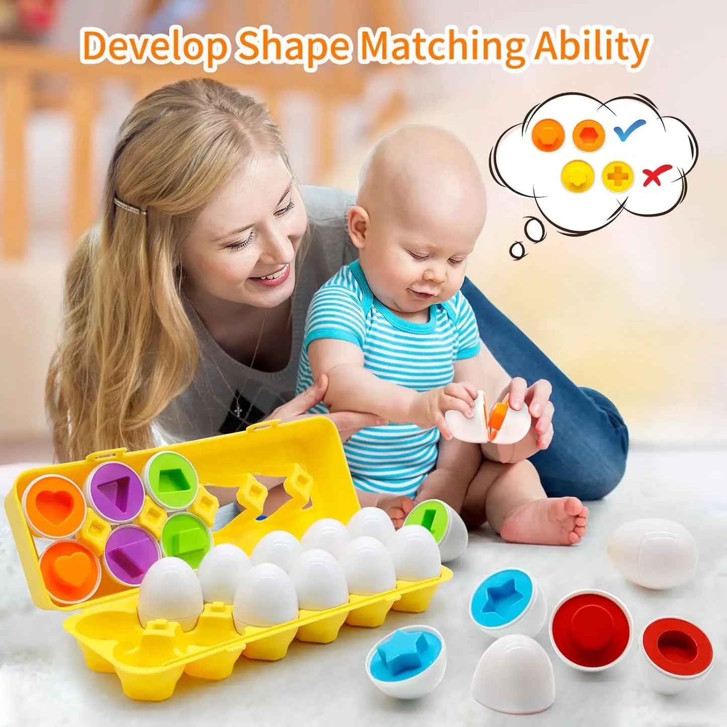 Matching Smart Eggs Toy