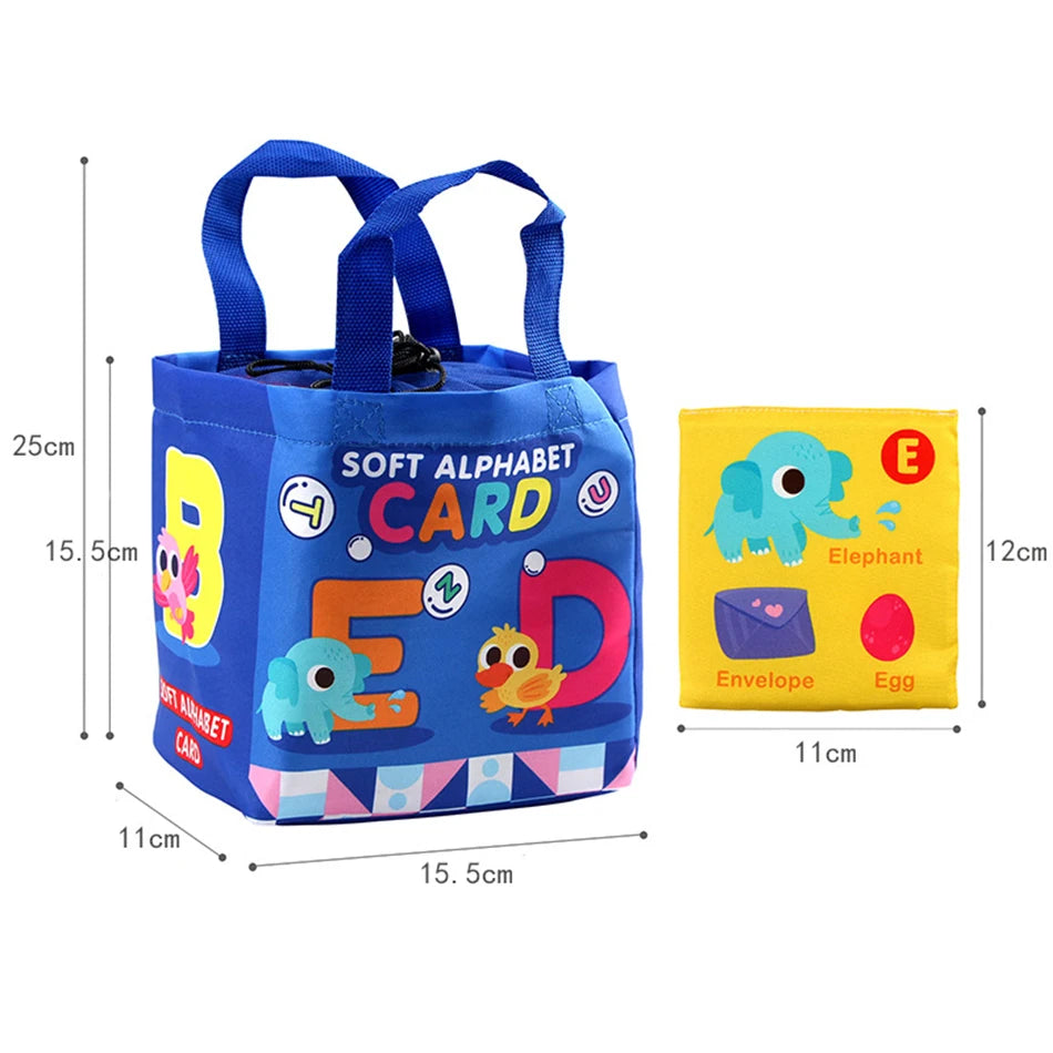 Baby Cloth Book Soft Flash Cards