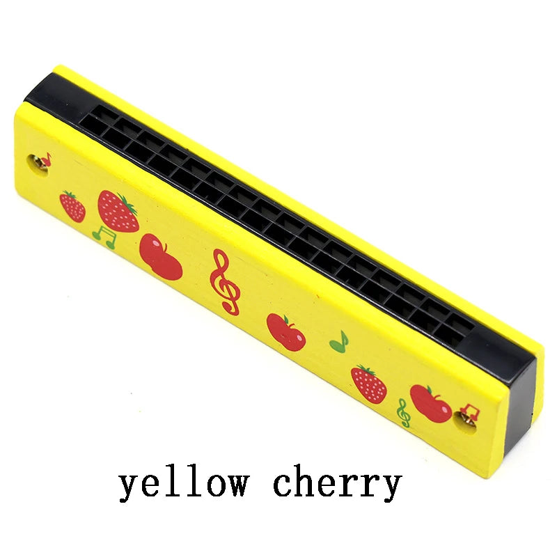 Wooden Harmonica Musical Instrument Toys