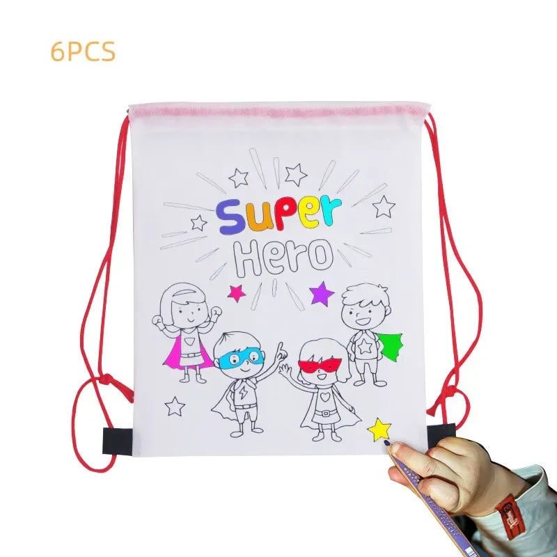 Color Filling Drawing Bags Toy