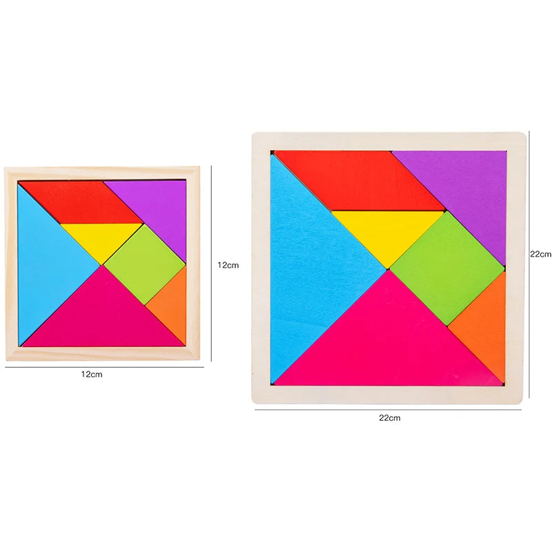 Wooden Tangram Puzzles Toy