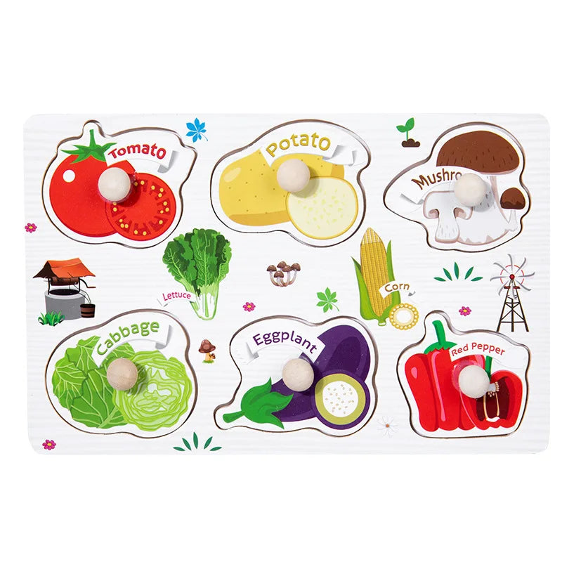 ABC Alphabet Number Shape Matching Board Game Toy