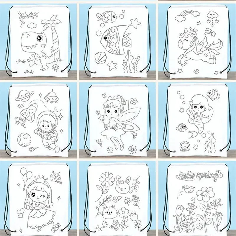 Color Filling Drawing Bags Toy