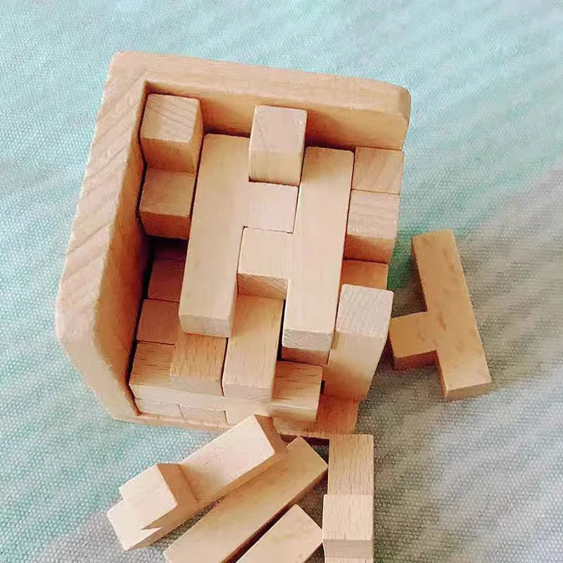 Magic Box T Shaped Puzzle IQ Logic Cube Toy