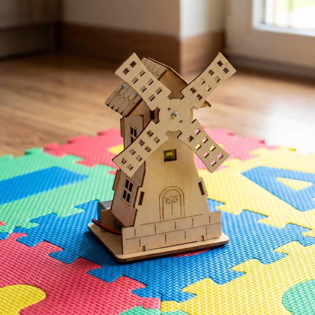 Electric wind turbine - toys for kids