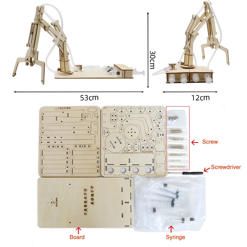 Hydraulic Mechanical Arm Diy Models & Building Toy