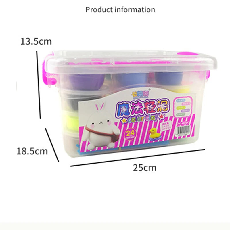 24 Color Slime Soft Clay