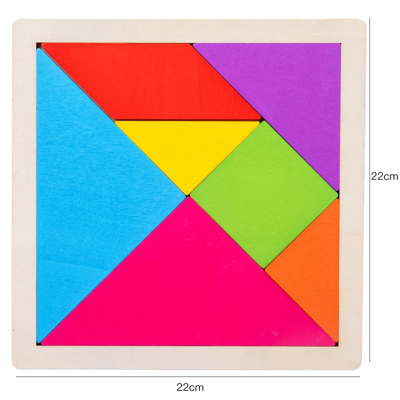 Wooden Tangram Puzzles Toy