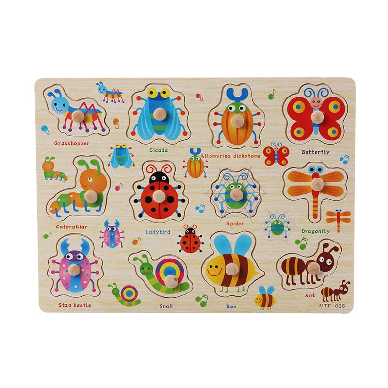 ABC Alphabet Number Shape Matching Board Game Toy