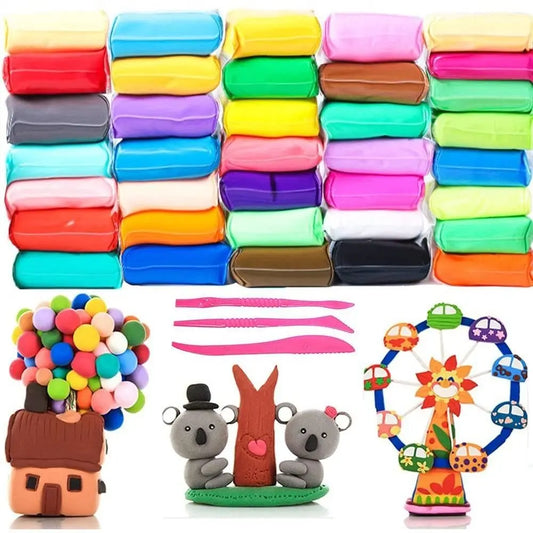 Air Dry Clay Colorful Handicrafts Kids Toys