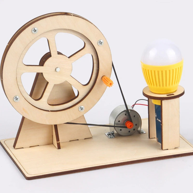 Wooden Hand Generator Kids Science Toy
