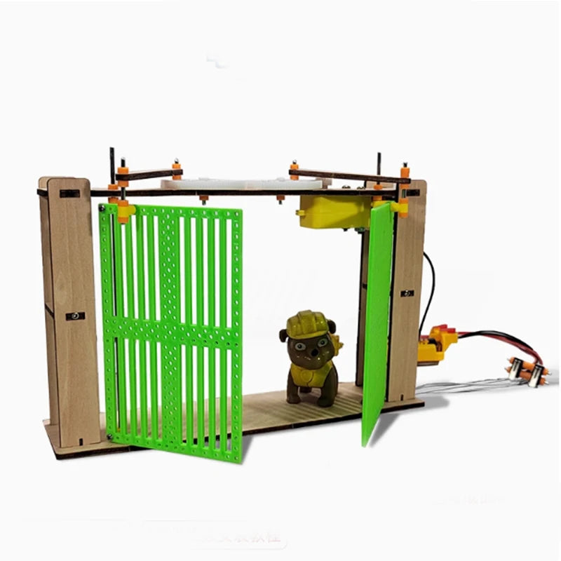 Electric Door Model Physics DIY Toys