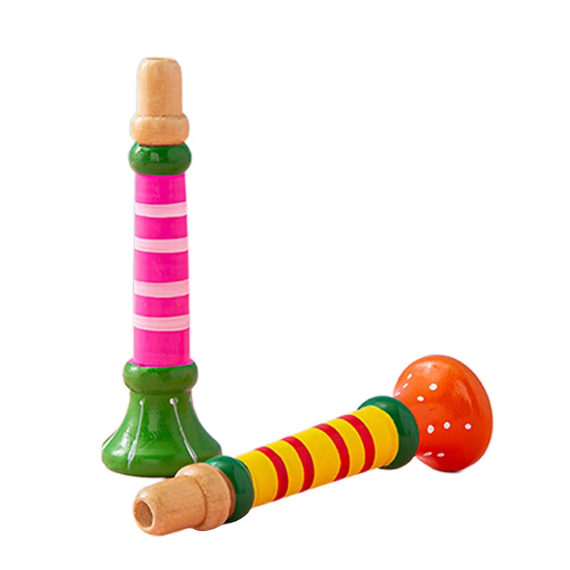 Wooden Trumpet Children Toy