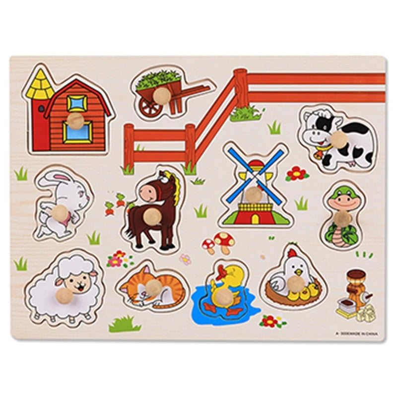 ABC Alphabet Number Shape Matching Board Game Toy
