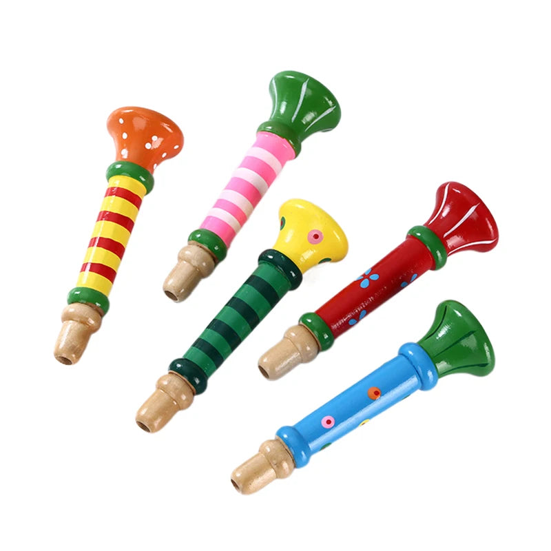 Wooden Trumpet Children Toy