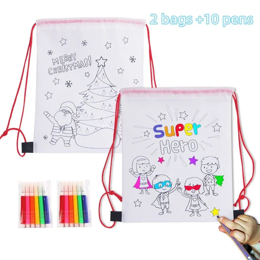 Color Filling Drawing Bags Toy