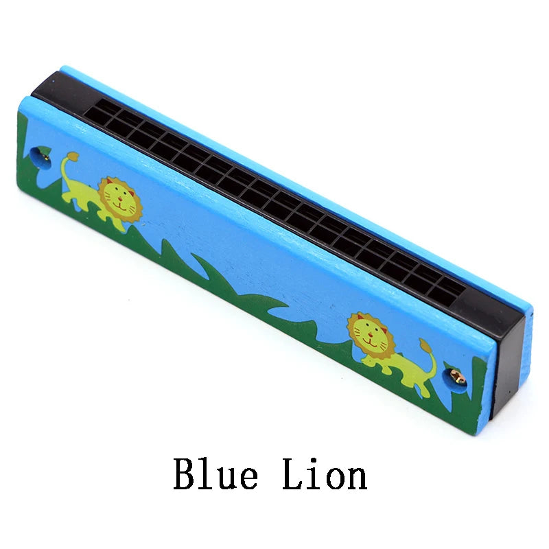 Wooden Harmonica Musical Instrument Toys