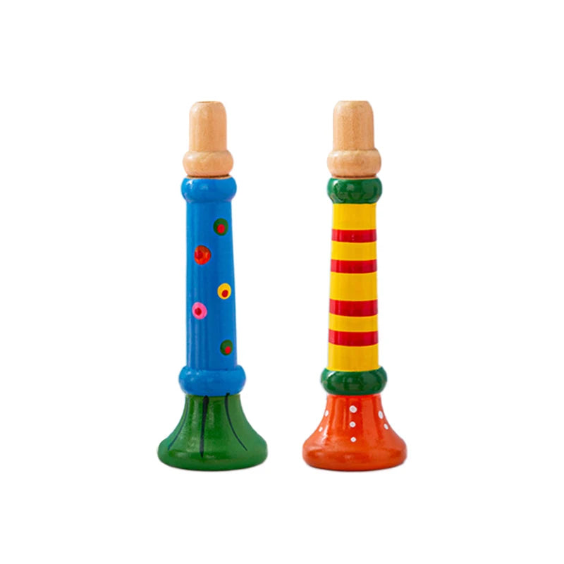 Wooden Trumpet Children Toy