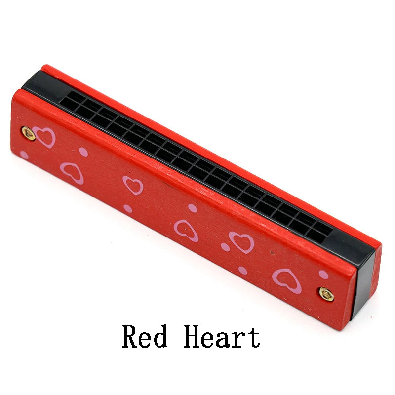 Wooden Harmonica Musical Instrument Toys
