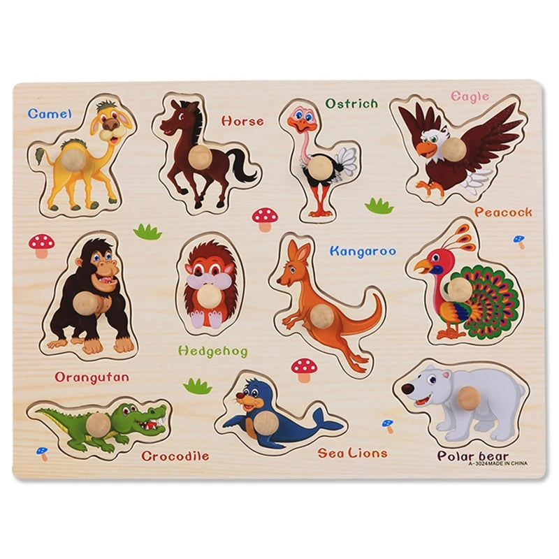 ABC Alphabet Number Shape Matching Board Game Toy