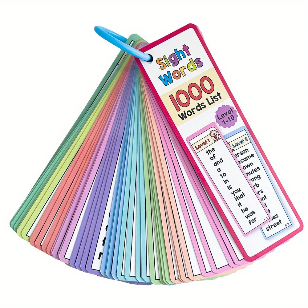 1000 Sight Words Flash Cards