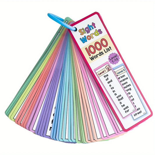 1000 Sight Words Flash Cards