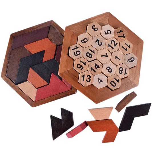 Sudoku Hexagon Tangram Puzzle Toy