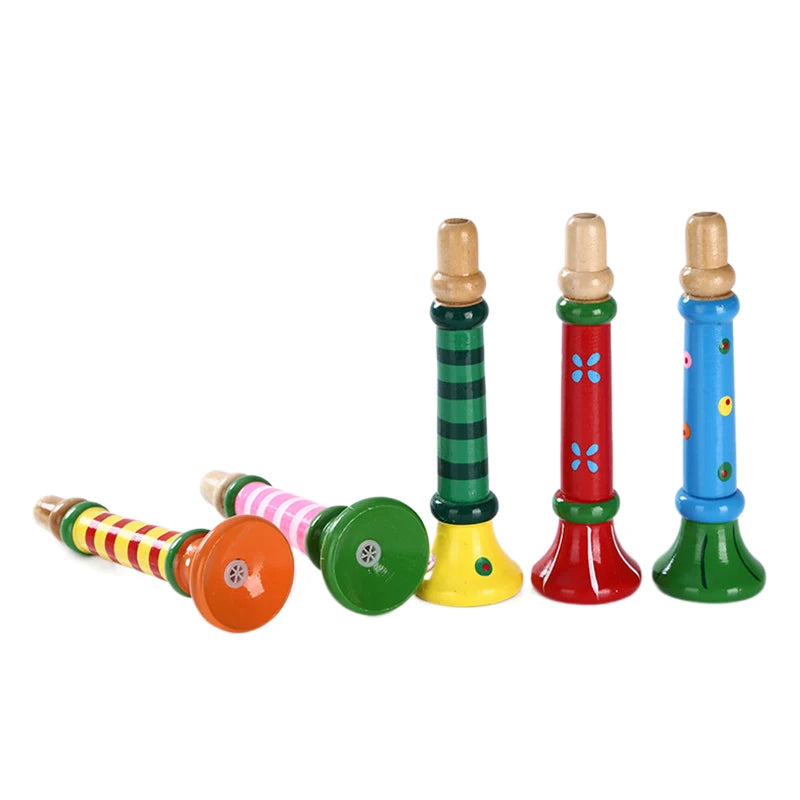 Wooden Trumpet Children Toy