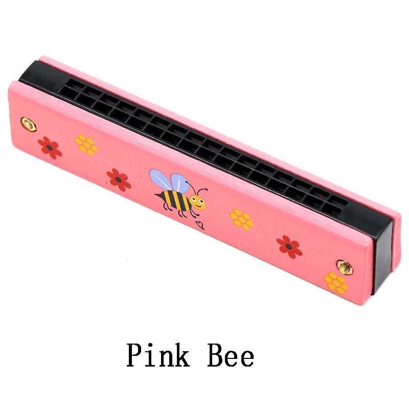Wooden Harmonica Musical Instrument Toys