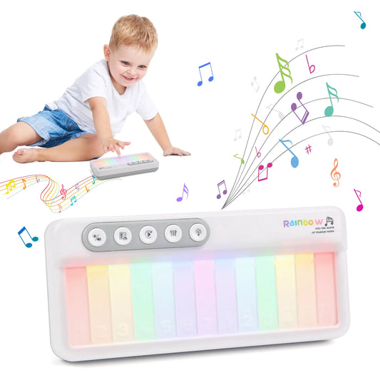 Rainbow Flashing Piano Toy
