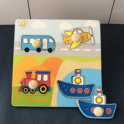 ABC Alphabet Number Shape Matching Board Game Toy