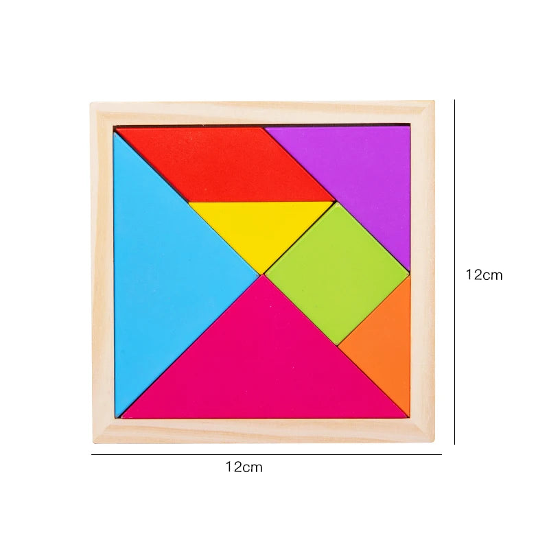 Wooden Tangram Puzzles Toy