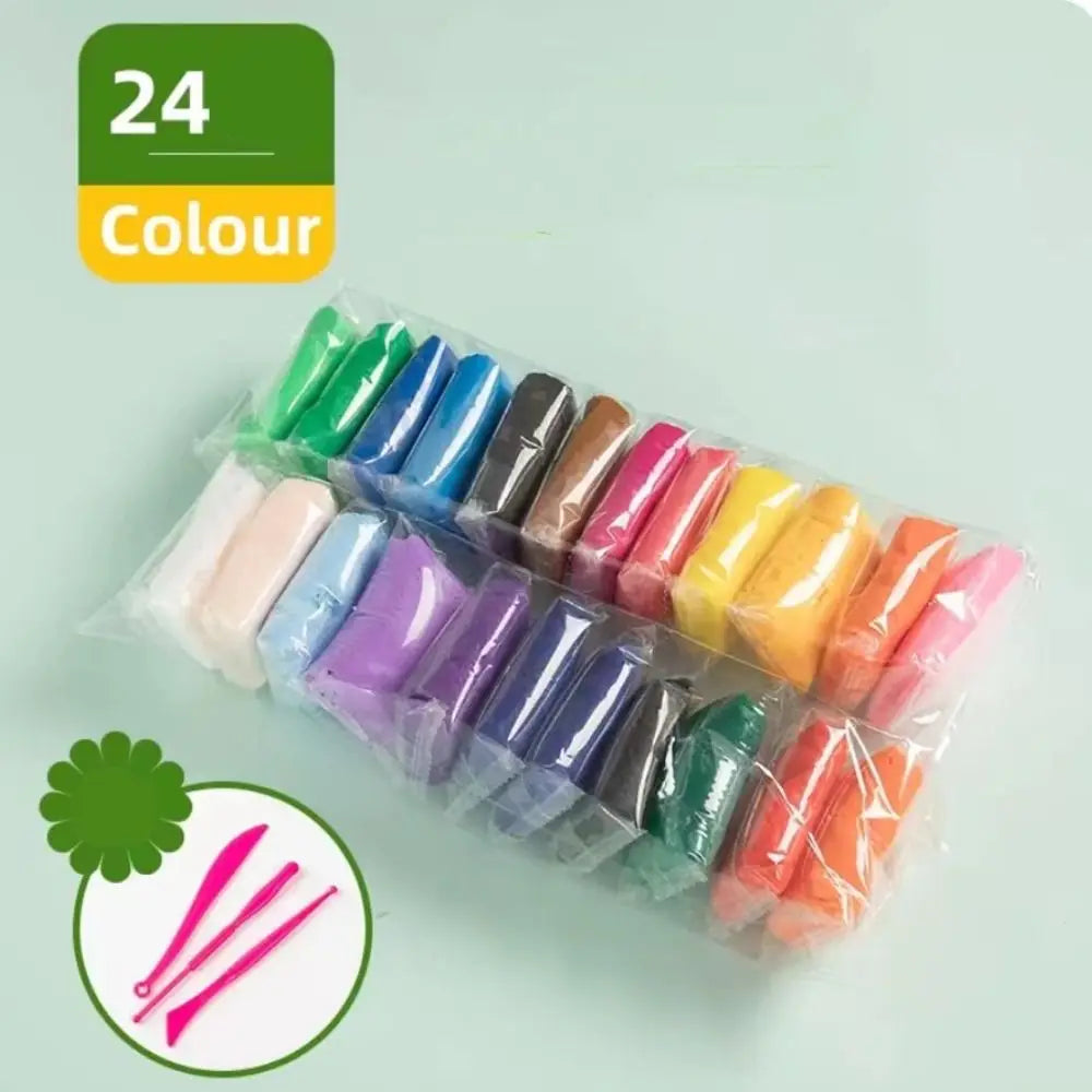 Air Dry Clay Colorful Handicrafts Kids Toys