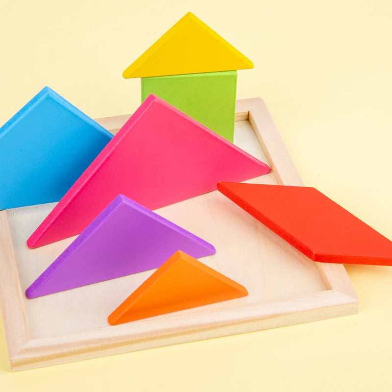 Wooden Tangram Puzzles Toy