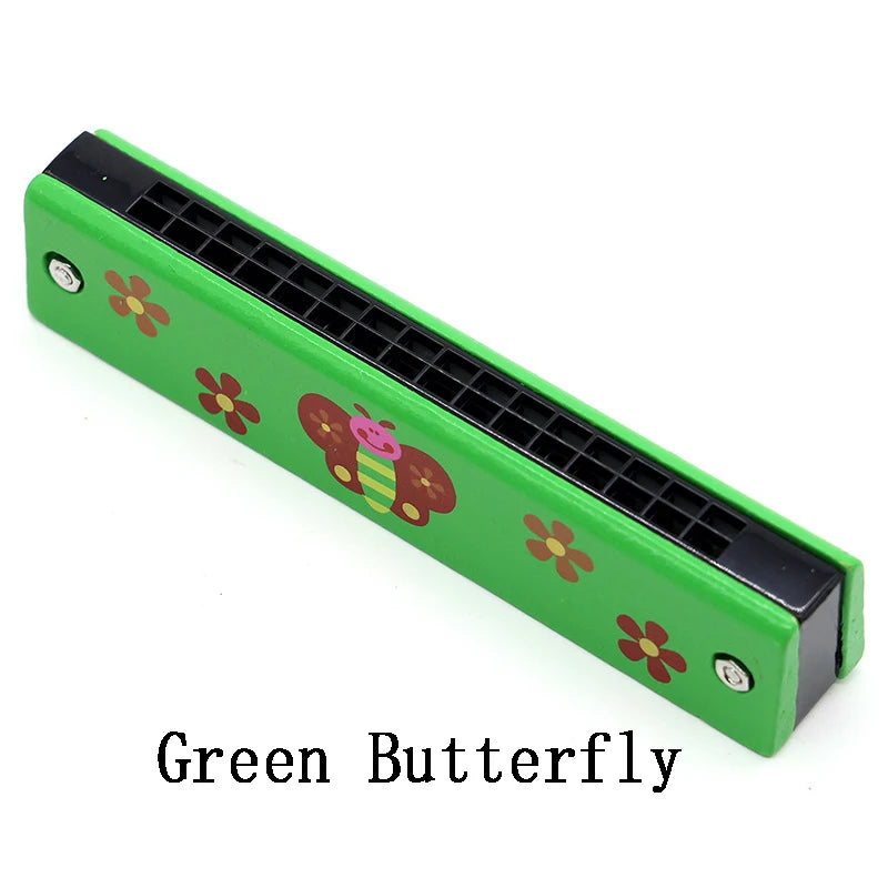 Wooden Harmonica Musical Instrument Toys