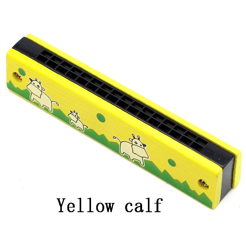 Wooden Harmonica Musical Instrument Toys