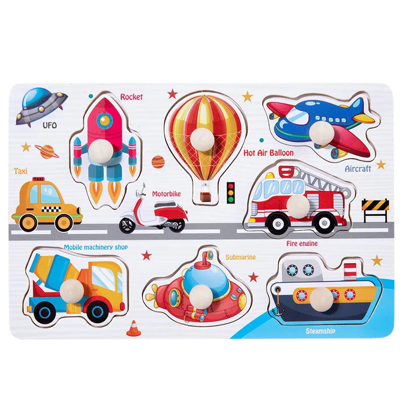 ABC Alphabet Number Shape Matching Board Game Toy