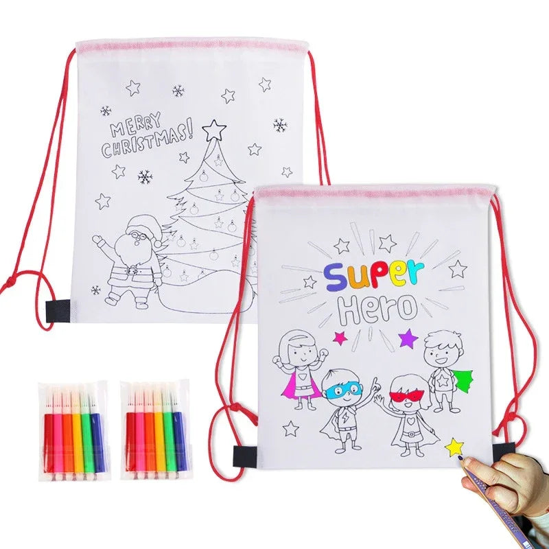 Color Filling Drawing Bags Toy