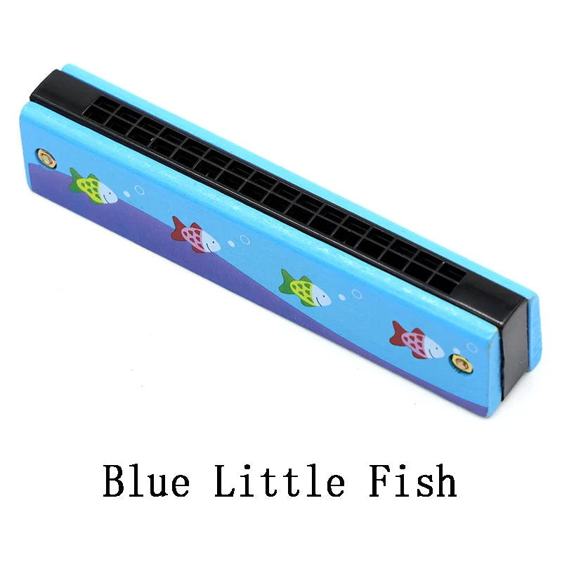 Wooden Harmonica Musical Instrument Toys