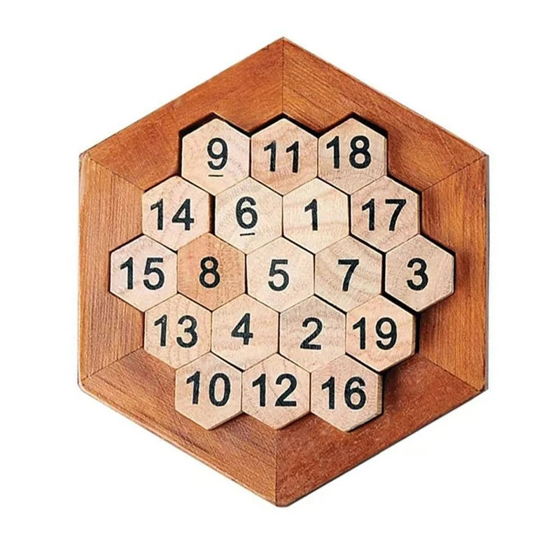 Sudoku Hexagon Tangram Puzzle Toy