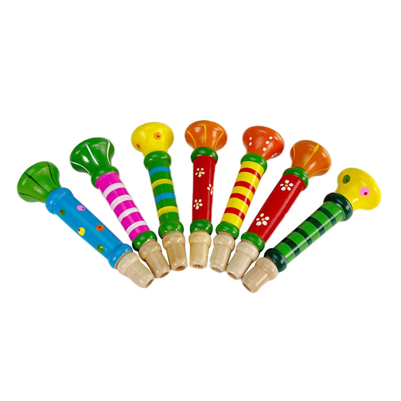 Wooden Trumpet Children Toy