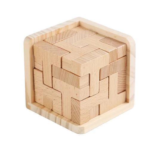 Magic Box T Shaped Puzzle IQ Logic Cube Toy