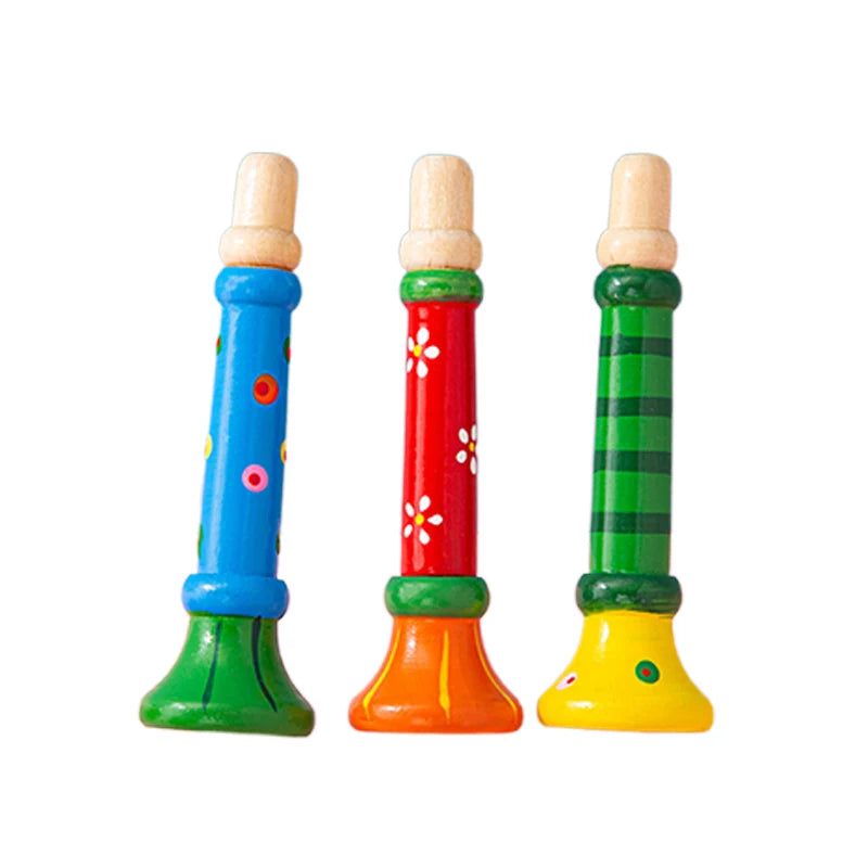Wooden Trumpet Children Toy
