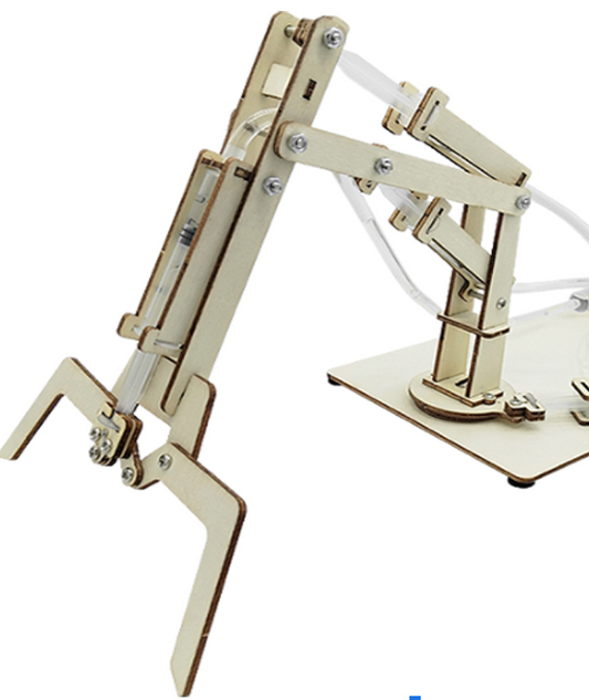 Hydraulic Mechanical Arm DIY Model – Educational Building Toy for Kids