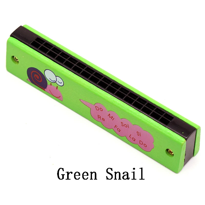 Wooden Harmonica Musical Instrument Toys