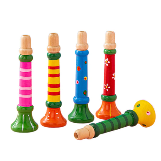 Wooden Trumpet Children Toy