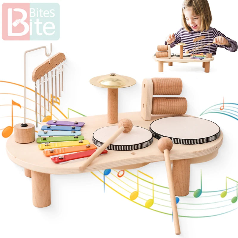 Wooden Aeolian Bells Montessori Children's Musical Toys