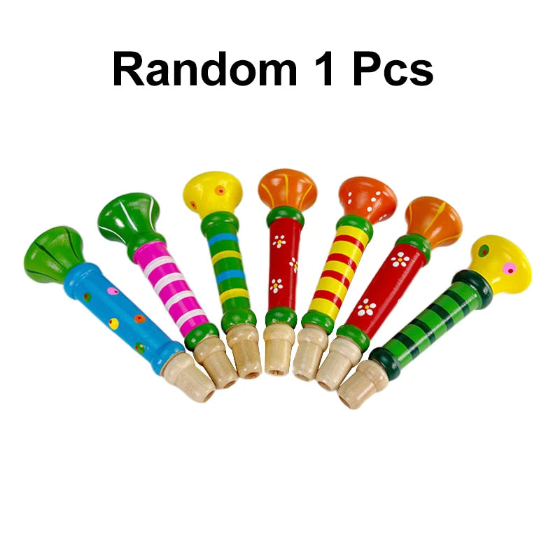 Wooden Trumpet Children Toy