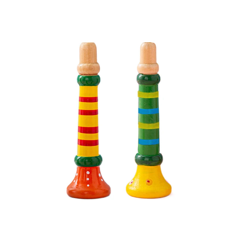 Wooden Trumpet Children Toy